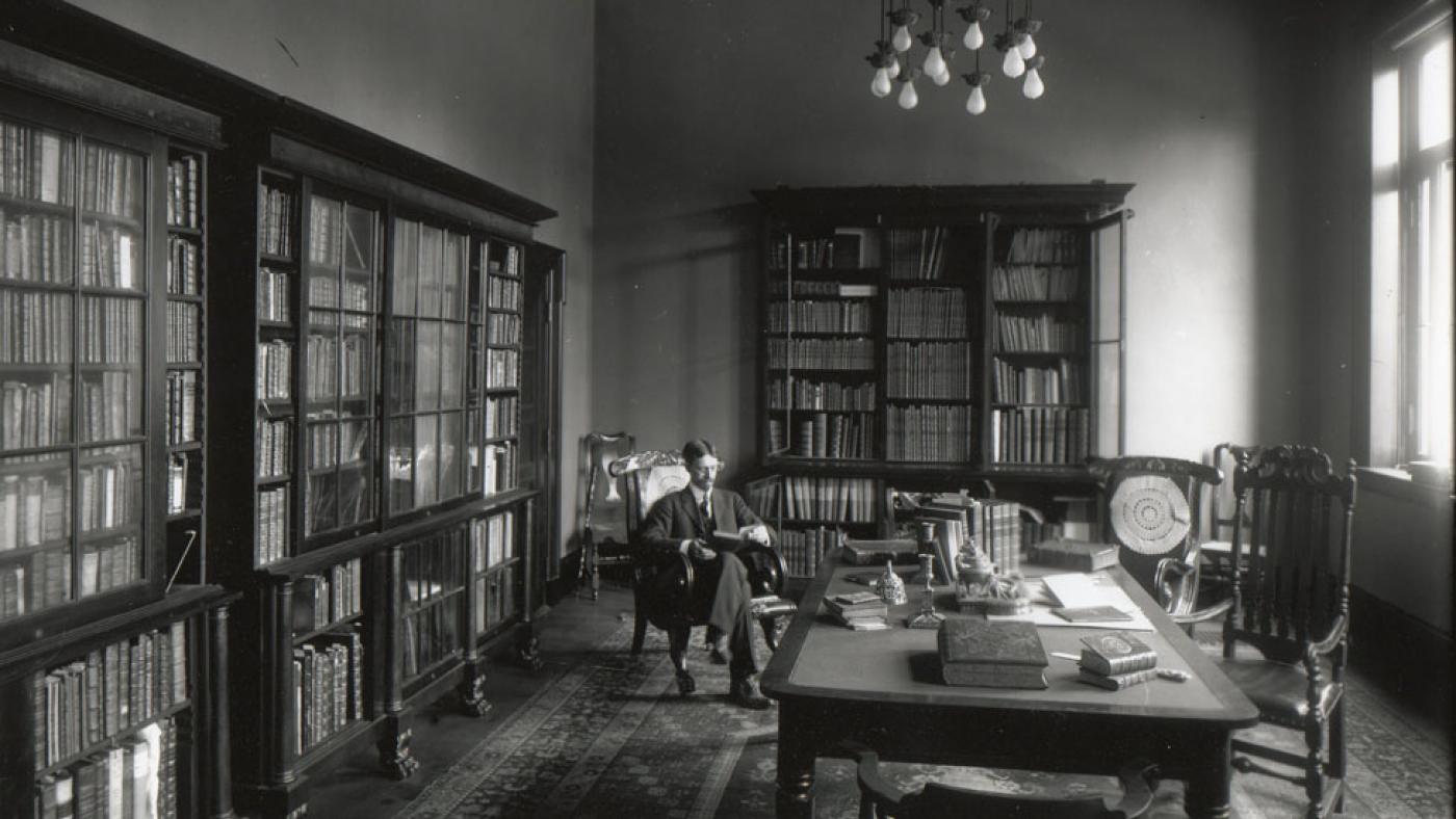 image of George Parker Winship in the John Carter Brown library