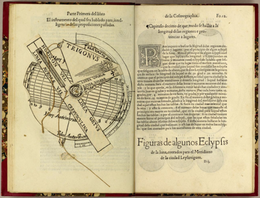 book of cosmography in Spanish