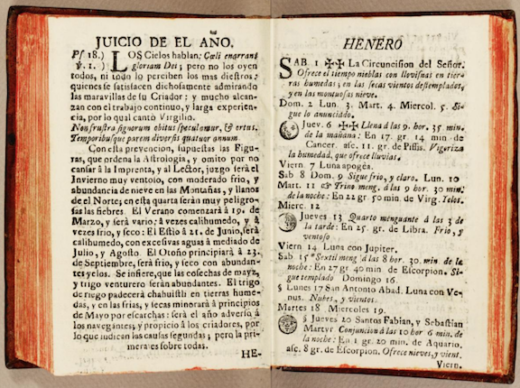 printed text in Spanish