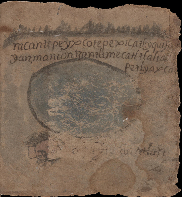 manuscript illustration on amatl paper