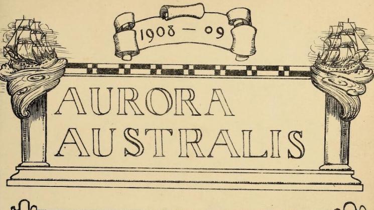 frontispiece of Aurora Australis 20th century book