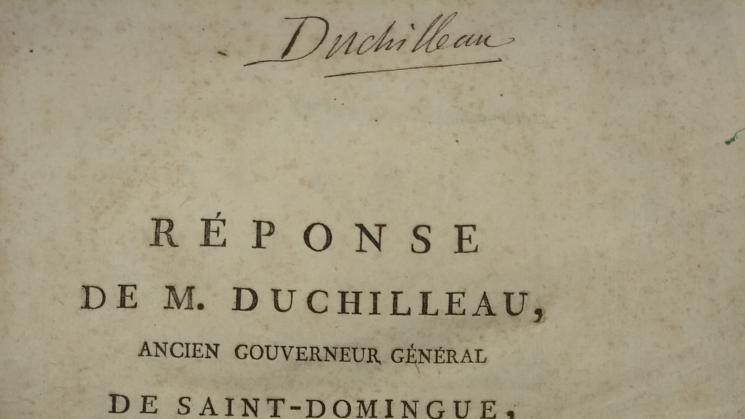 French 18th century text