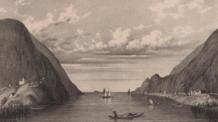 Image from: Vue du Détroit de Tinquina. sur le Lac de Titicaca. Plateau des Andes. (Bolivia.) [Alcide Dessalines d'Orbigny 1844]. Original at the John Carter Brown Library.