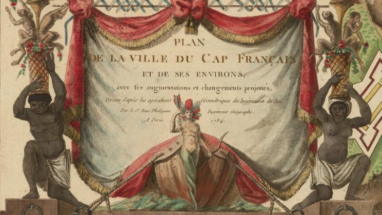 plan de la ville du cap francias et de ses environs