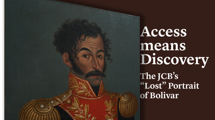 A portrait of Simon Bolivar