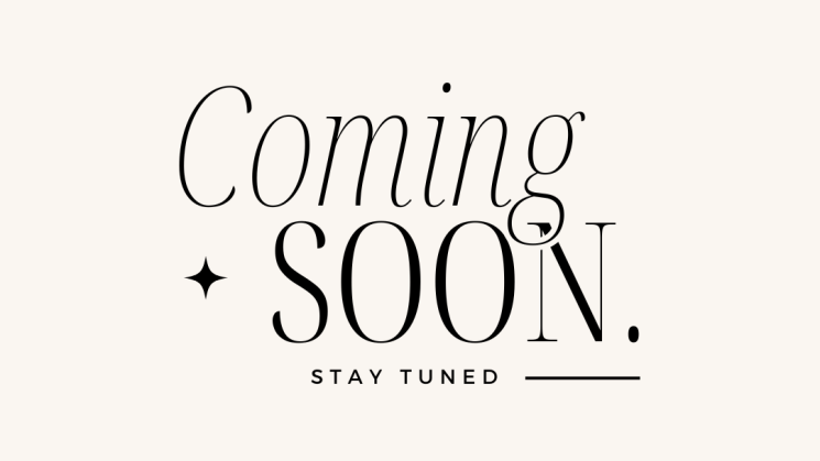 The image contains the text "Coming Soon. Stay tuned."