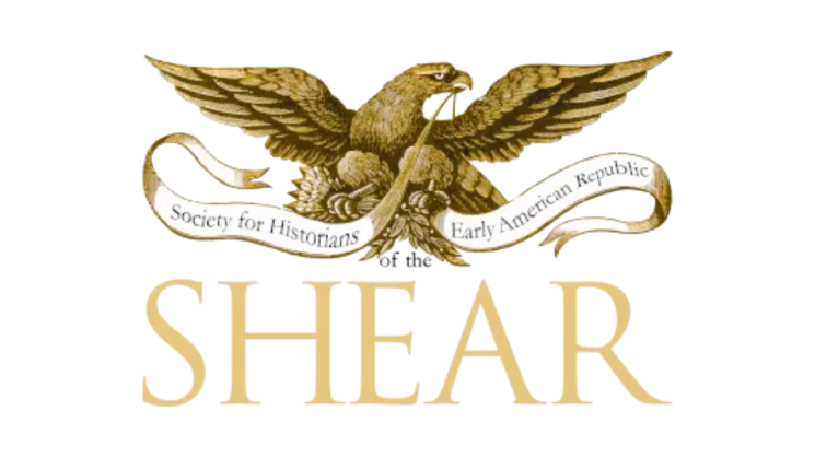 The image shows the acronym SHEAR, which is the event acronym, under the full name of the organization and an image of an eagle..