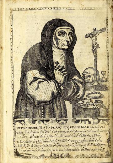 Portrait of the nun Gerónima de la Asunción 