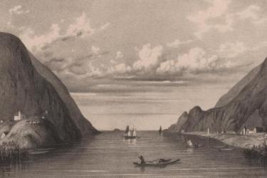 Image from: Vue du Détroit de Tinquina. sur le Lac de Titicaca. Plateau des Andes. (Bolivia.) [Alcide Dessalines d'Orbigny 1844]. Original at the John Carter Brown Library.