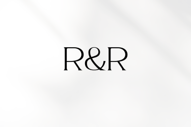 The image contains the initials RR for Race and Regency.